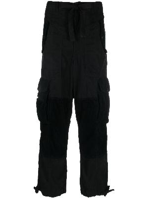 Polo Ralph Lauren - Black Cropped Leg Cargo Trousers