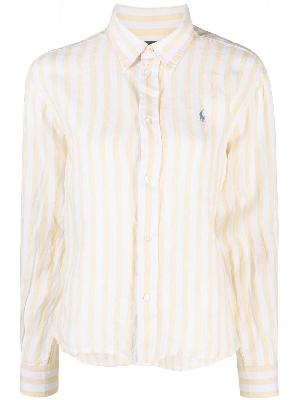 Polo Ralph Lauren - Yellow Striped Linen Shirt