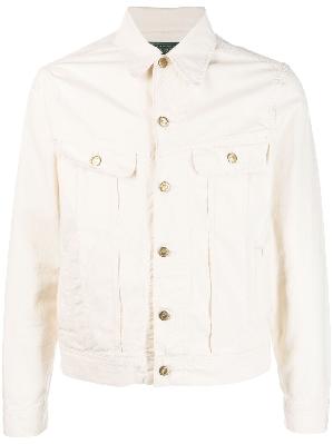 Polo Ralph Lauren - White Chenille Logo Denim Jacket