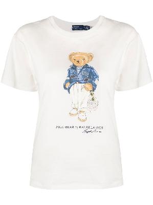 Polo Ralph Lauren - White Polo Bear Cotton T-Shirt