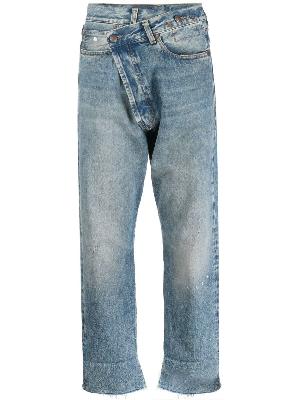 R13 - Crossover Cropped Jeans
