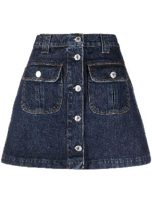 RE/DONE - Blue Denim Mini Skirt