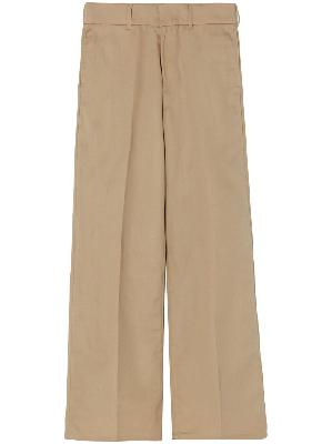 RE/DONE - Neutral Wide-Leg Trousers