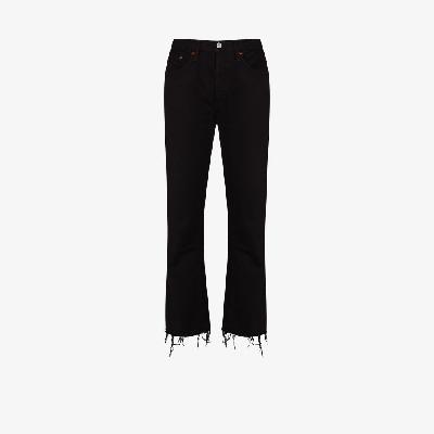 RE/DONE - Stove Pipe Cropped Jeans
