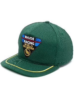 Rhude - Green Logo-Appliqué Cap