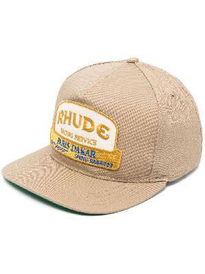 Rhude - Brown Logo Patch Trucker Cap