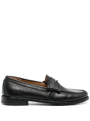 Rhude - Black Leather Penny Loafers