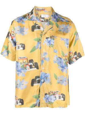 Rhude - Yellow Loix Silk Shirt
