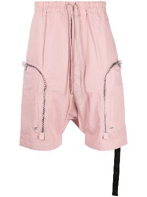 Rick Owens DRKSHDW - Pink Drop-Crotch Utility Shorts