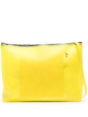 Rick Owens - Yellow Adri Leather Shoulder Bag