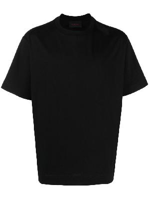 Simone Rocha - Black Faux Pearl Embellished Cotton T-Shirt