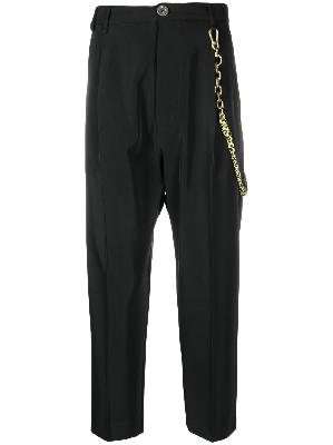 Song For The Mute - Black Pleated Tapered Trousers