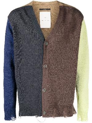 Song For The Mute - Multicolour V-Neck Cardigan