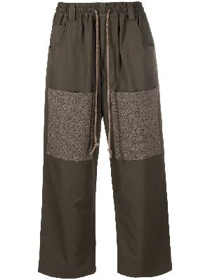 Song For The Mute - Brown Pouch Pocket Track Pants