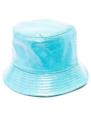 STAND STUDIO - Blue High-Shine Bucket Hat