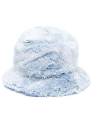 STAND STUDIO - X Browns Blue Hape Faux-Fur Bucket Hat