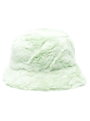 STAND STUDIO - X Browns Green Hape Faux Fur Bucket Hat