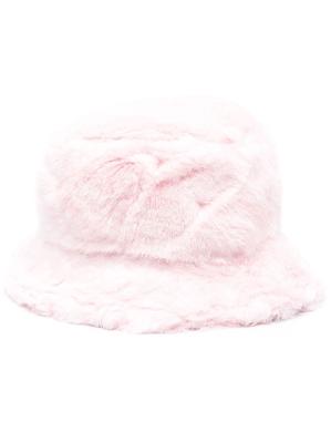 STAND STUDIO - X Browns Pink Hape Faux Fur Bucket Hat