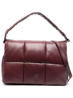 STAND STUDIO - Red Wanda Leather Clutch Bag