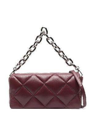 STAND STUDIO - Red Hera Quilted Leather Shoulder Bag