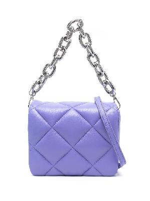 STAND STUDIO - Purple Hestia Quilted Leather Shoulder Bag
