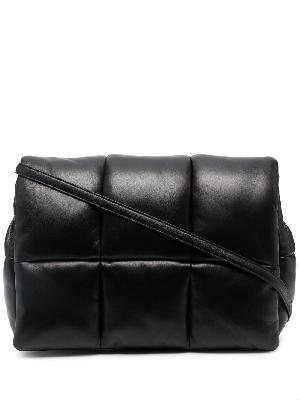 STAND STUDIO - Black Wanda Leather Clutch Bag
