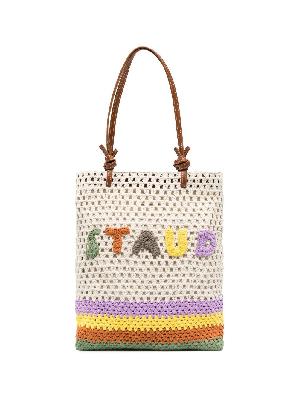 STAUD - Neutral Porte Cotton Crochet Tote Bag