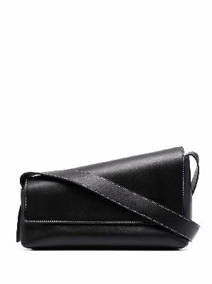 STAUD - Black Acute Leather Shoulder Bag