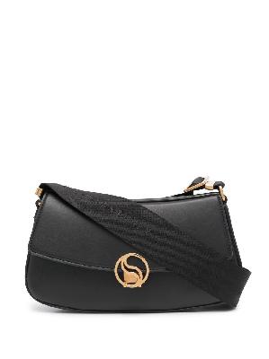 Stella McCartney - Black Logo Faux Leather Shoulder Bag