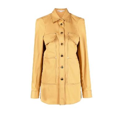 Stella McCartney - Yellow Panelled Cotton Overshirt