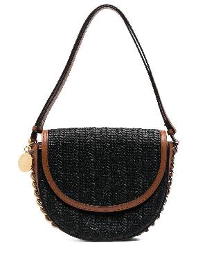 Stella McCartney - Black Interwoven Design Shoulder Bag