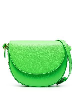 Stella McCartney - Fluo Green Medium Chain Faux Leather Shoulder Bag