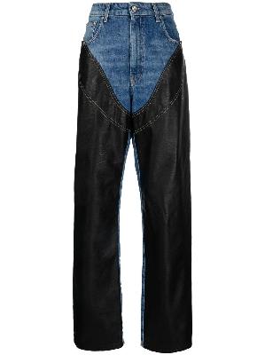 Stella McCartney - Blue Alter Mat Chap Panelled Jeans