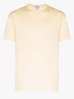 Sunspel - Yellow Crew Neck Cotton T-Shirt
