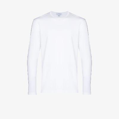 Sunspel - Long Sleeve Cotton T-Shirt