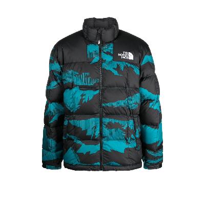 The North Face - Blue And Black Lhotse Puffer Jacket