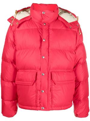 The North Face - Red '71 Sierra Hooded Quilted Jacket