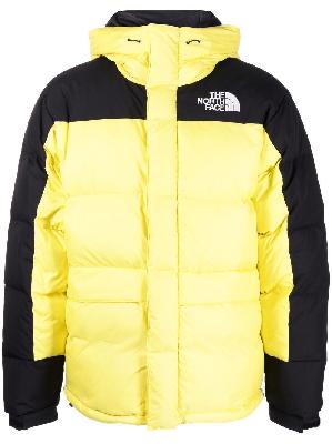 The North Face - Yellow Embroidered-Logo Padded Down Jacket