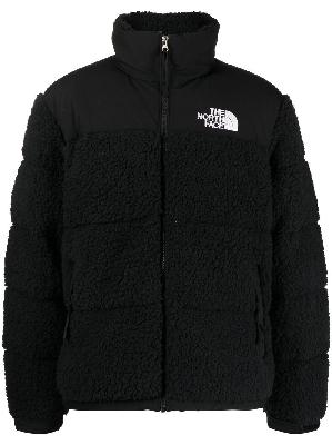 The North Face - Black Nuptse Fleece Padded Jacket