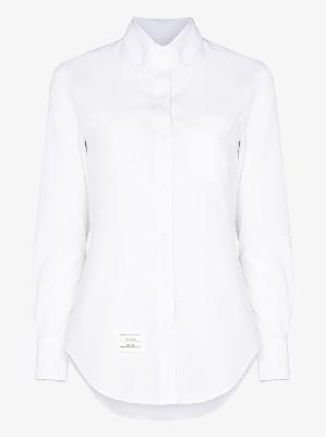 Thom Browne - Logo-Patch Cotton Shirt