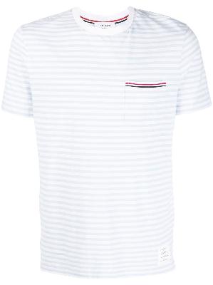 Thom Browne - Blue Striped Cotton Shirt