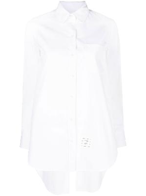 Thom Browne - White Belted Cotton Shirt
