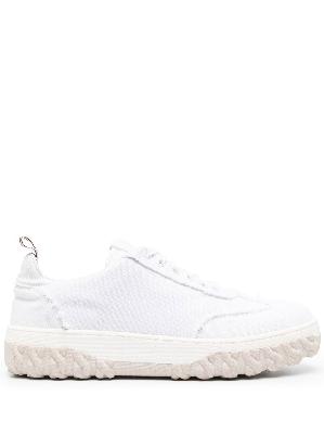 Thom Browne - White Sole Field Low Top Sneakers