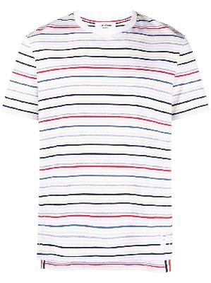 Thom Browne - Multicoloured Stripe Cotton T-Shirt