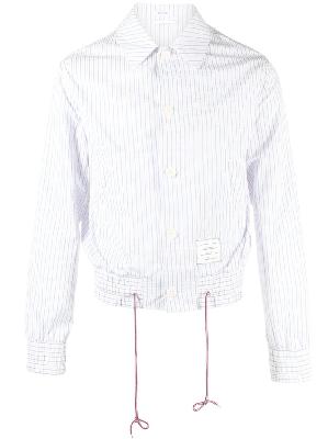 Thom Browne - Blue Striped Shirt Jacket