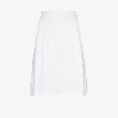 Tibi - Knee-Length Cotton Shorts