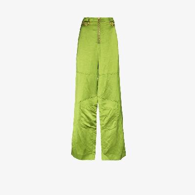 TOM FORD - Green Wide Leg Cargo Trousers