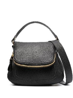 TOM FORD - Black Jennifer Leather Top Handle Bag