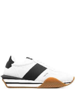 TOM FORD - White James Low Top Sneakers