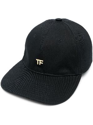 TOM FORD - Black Logo Plaque Baseball Cap